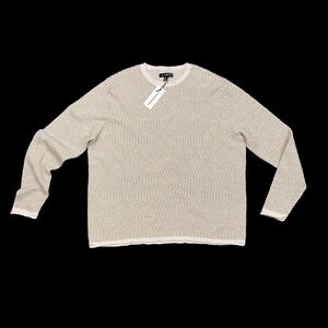 Treasure & Bond Sweater Mens Size 2XL Beige Long Sleeve‎ NWT